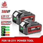 2 Pack 18V-21V Lithium Ion Battery Replacement Battery for Power Tool w/Charger