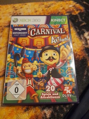 XBOX Carnival Games: in Aktion! (Microsoft Xbox 360) OVP NEU VERIEGELT Kinect