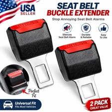 Seat Buckle Adjustable Seat Accessories 2 Pcs Red Fixing Strap,Suitable for Most