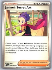 Janine's Secret Art 059/064 Uncommon Shrouded Fable Pokemon Near Mint