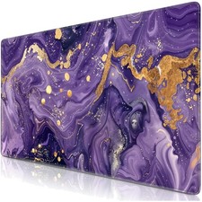 Elegant 31.5x15.7 Inch Mouse Pad: Non-Slip Rubber Base Ultra Smooth Surface