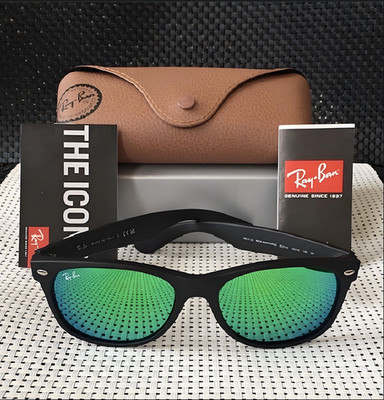 COLORFUL GREEN RB2132 RAY-BAN NEW WAYFARER SUNGLASSES FREE (55-18 145MM)