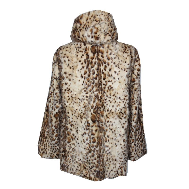 Mezzo cappotto collo pelliccia visone modello ghepardo altra marca 44 125515871