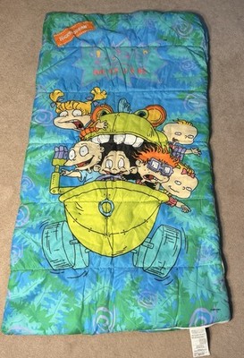 Vintage 1998 Viacom Nickelodeon Rugrats Movie 90s Kids Sleeping Bag