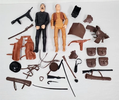 Z-749 VINTAGE LOUIS MARX & COMPANY BEST OF THE WEST ACTION FIGURES & ACCESSORIES