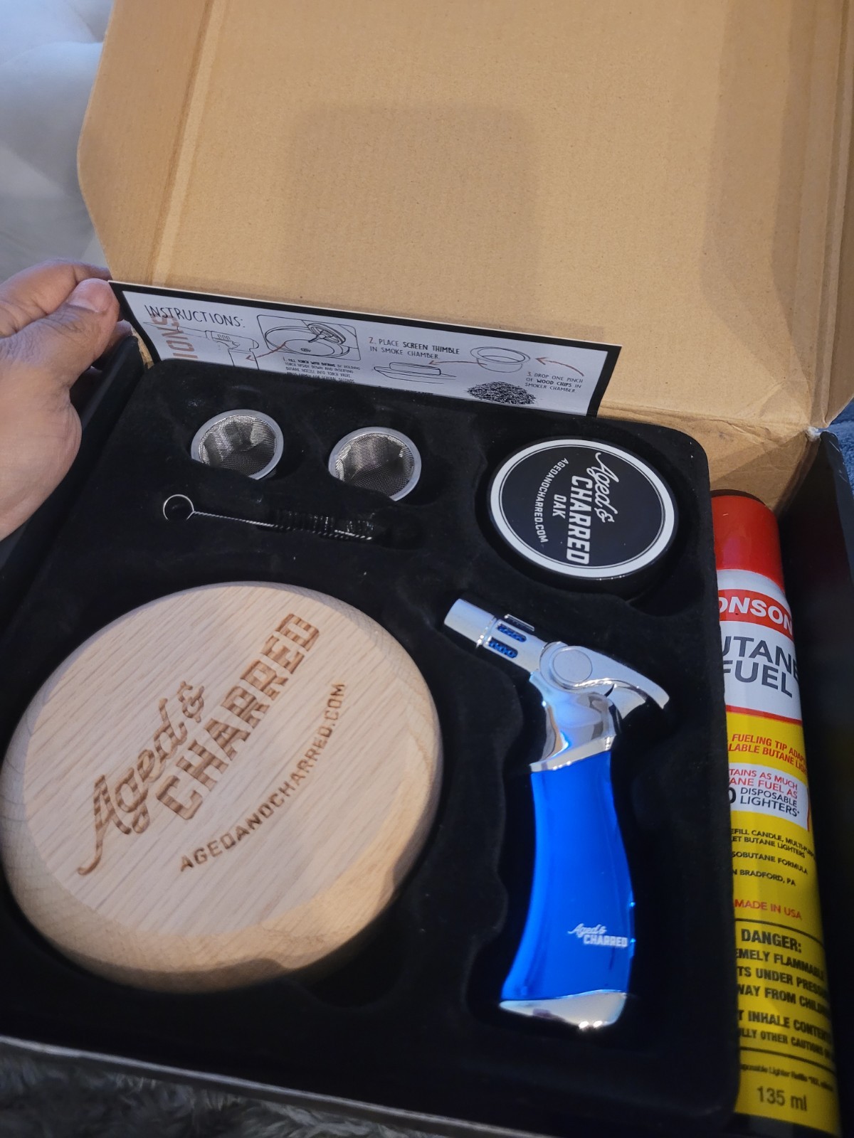 Cocktail Smoker Kit with Torch &ndash; 1 flavor  lp Old Fashione