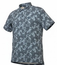 Travis Mathew Men's XL Blue Tie Dye Floral Pineapple Soft Golf Polo Shirt