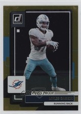 2022 Panini Donruss Press Proof Gold 30/50 Myles Gaskin #126 0c4