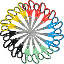 8 Inch All Purpose Scissors, Pack of 15