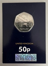 2026 100 YEARS OF THE GRAND PRIX IN BRITAIN 50P COIN BUNC - Available on eBay