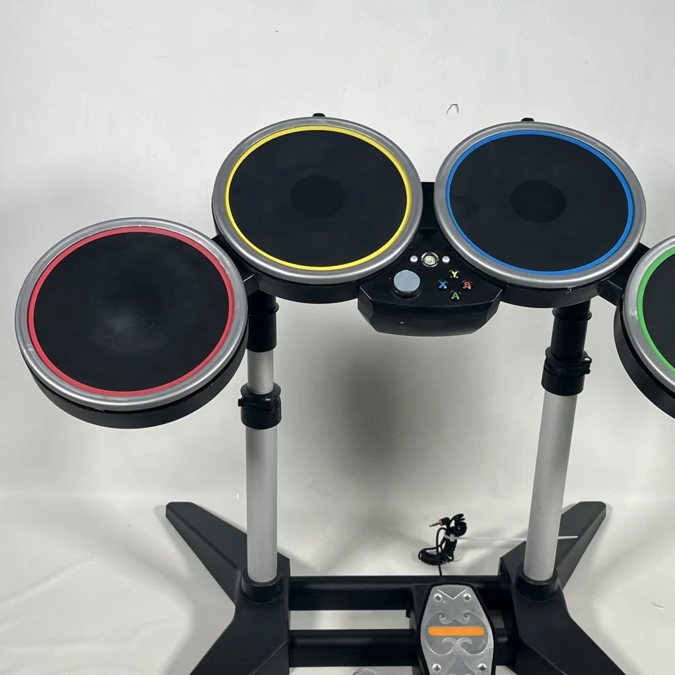 Harmonix Rock Band Wireless Drum Set w/ Foot Pedal Xbox 360 XBDMS2 - Image 2 of 4