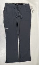 Skechers Barco Scrubs 3PKT Reliance Cargo Drawstring Pants Womens LP Pewter NWT