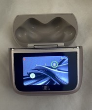 JBL Silver Charging Case for JBL True Wireless Earbuds w/ Display Screen, USB-C