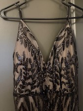 Black dress with nude underlay. Size XL. Brand new with tags.