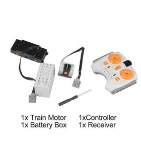 4x Power Functions Battery Box Train Motor IR Receiver Controlled For Lego Set