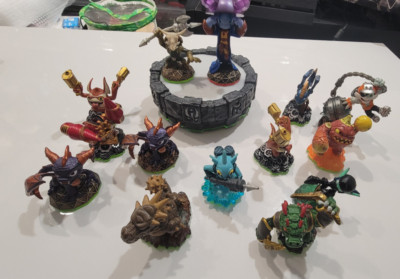 1 lot Skylanders 11pcs Figures BLASTER MAGIC ELEMENT