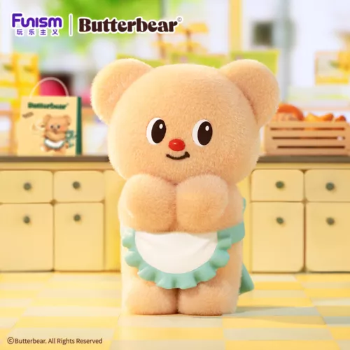 FUNISM Butter Bear Butterbear Business Day Series Blind Box Figura Giocattolo Floccato - Foto 3 di 21