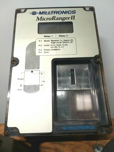 Milltronics MicroRanger II w/ Ultrasonic Level Transducer ST-25C and Flange - Picture 2 of 3
