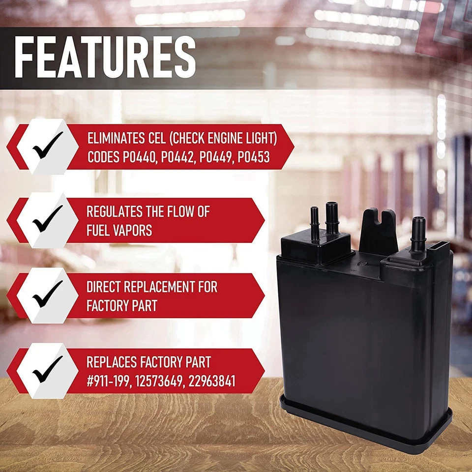 Vasilha de vapor 22963841 para Cadillac Escalade ESV EXT GMC Yukon XL Chevy Hummer - Imagem 4 de 4