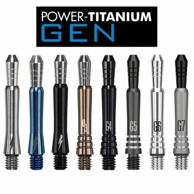 TARGET Dart Shafts Schäfte 2BA Titanium Power Phil Taylor Mittel Short 31,9 mm