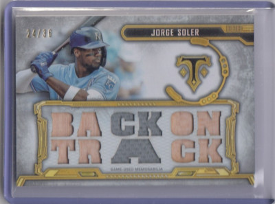 2020 Topps Triple Threads Relics #TTRJSO1 Jorge Soler 24/36