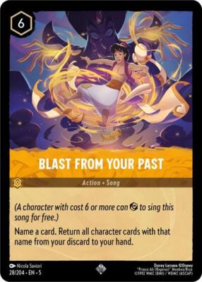 1x Blast From Your Past NM Eng Lorcana - Shimmering Skies