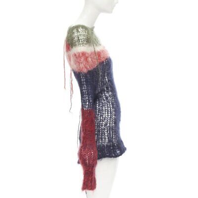 JUNYA WATANABE 2006 Runway punk loose knit wool distressed JUNYA WATANABE 2006 Runway punk loose knit wool distressed
