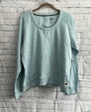 Dickies light blue crewneck, pullover sweatshirt, women  s size XL