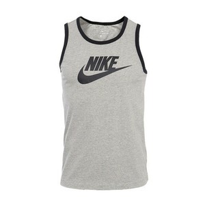 black nike vest top