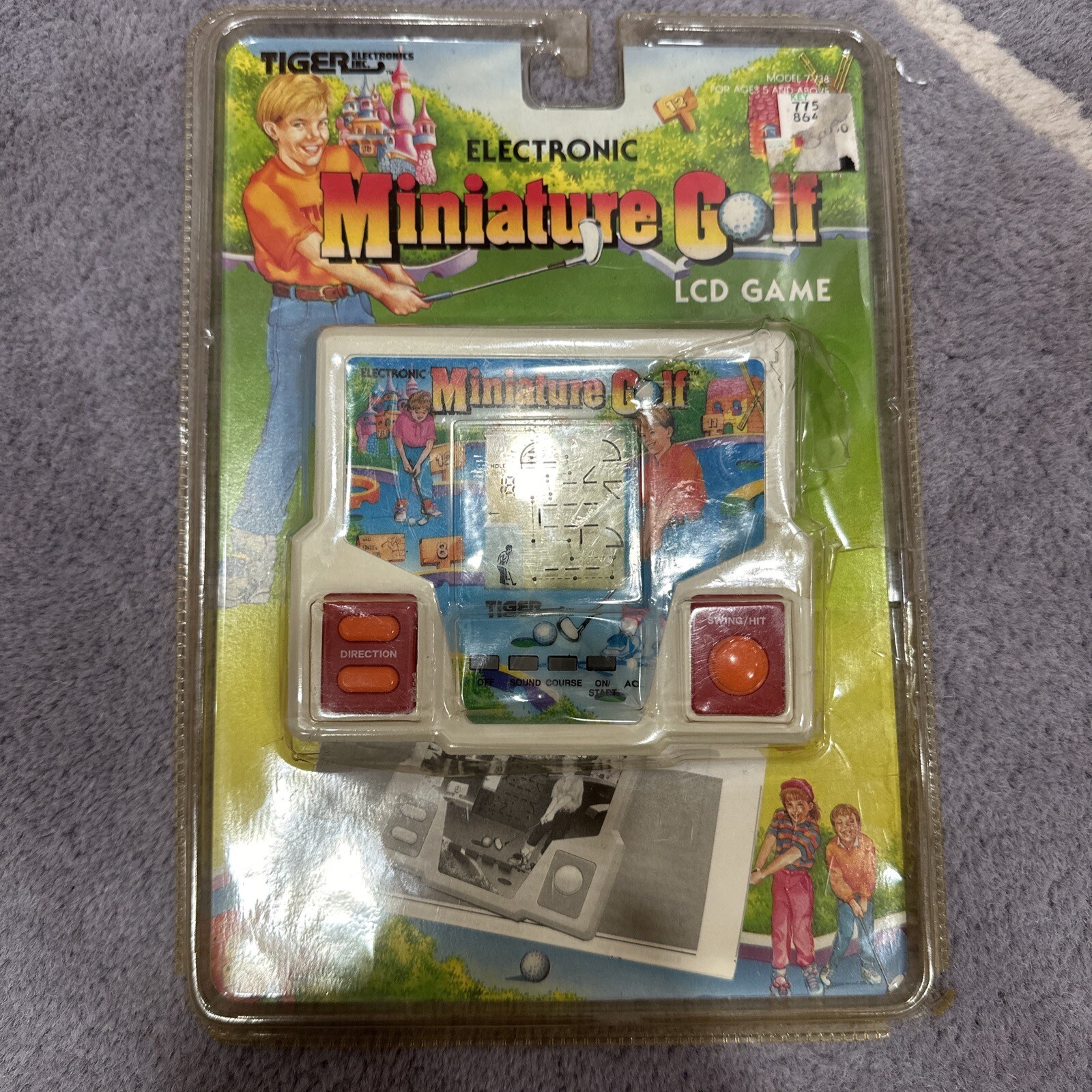 Vintage 1990 TIGER MINIATURE GOLF ELECTRONIC Handheld Video Game