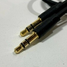  TESTED 5FT GOLD PLATED 3.5mm Male-Male Stereo Audio Cable AUXILIARY AUX MP3