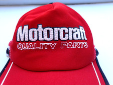 Vintage Ford Motorcraft Quality Parts 3 Stripe Mesh Snapback Hat NOS RARE  