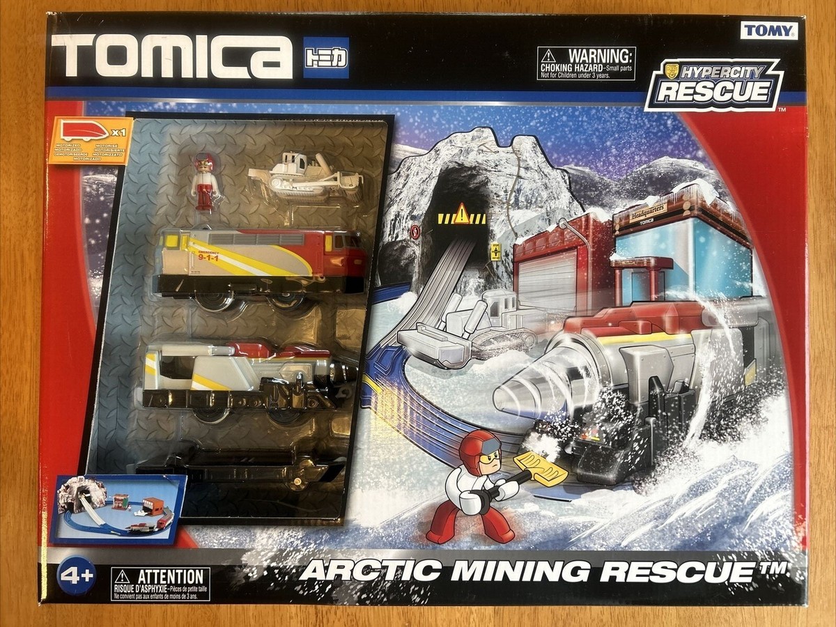 Tomy - Tomica - Hypercity Rescue - Train Set - Artic Mining Rescue