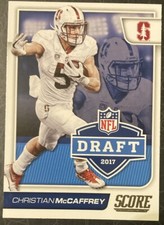 Christian McCaffrey 2017 Score NFL Draft Shield Rookie Card #9 (5532)