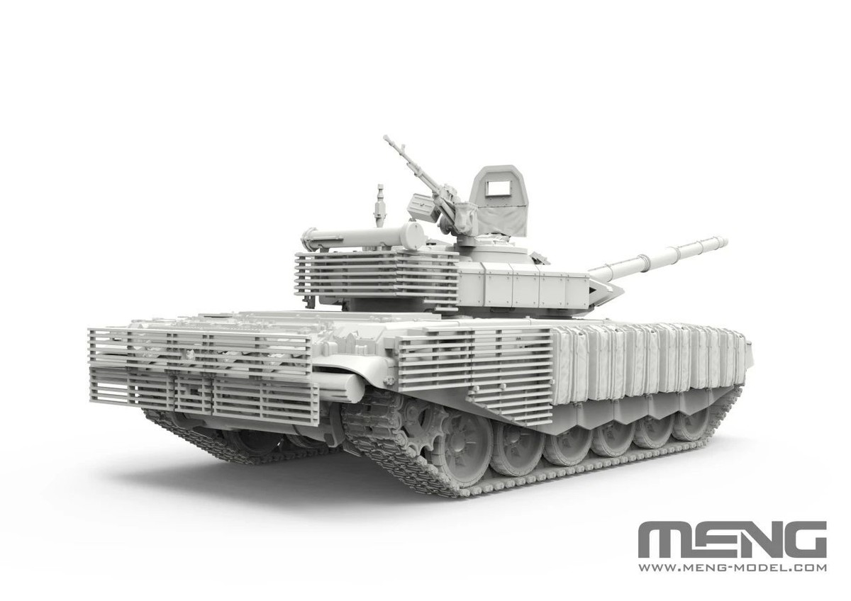 MENG 72-007 1/72 Russian T-72B3M Main Battle Tank Assembly
