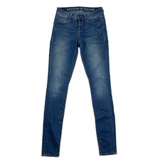 Articles of Society Mya Skinny Denim Blue Jeans Sz 25 Womens Stretch 5352TL-107