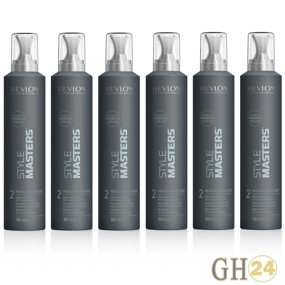 6x Revlon Professional Style Masters Modular Mousse Haarschaum 300ml