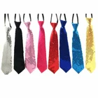 Sequin Tie Hat Suspenders Tie Mardi Gras Carnival Fancy Dress Party