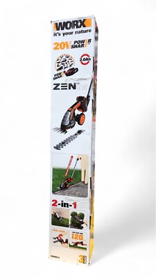 Worx WG801E.3   20V Akku-Gras- und Strauchschere incl. Akku 2 Ah und Ladegerät