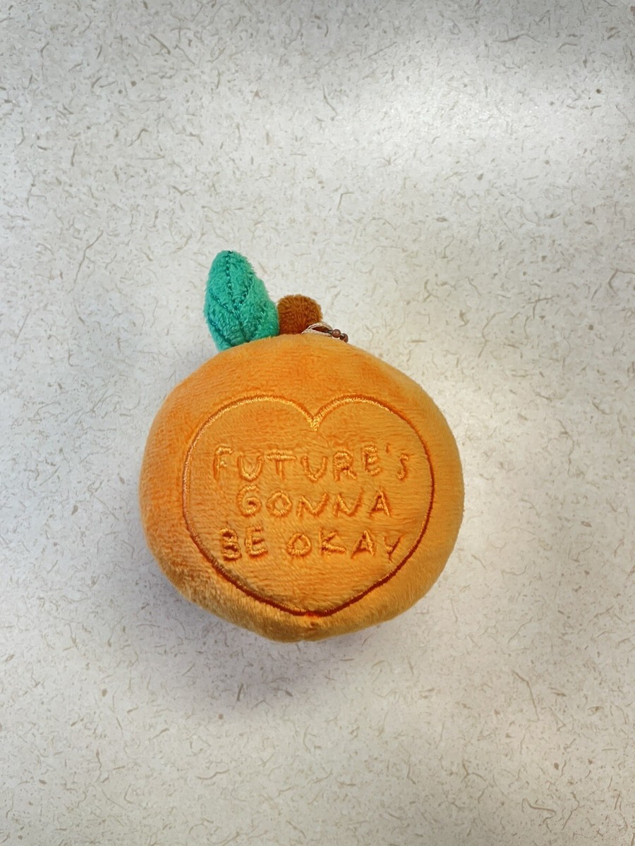 BTS YOONGI SUGA TANGERINE KEYCHAIN PLUSHIE FAN MADE KPOP AGUST D