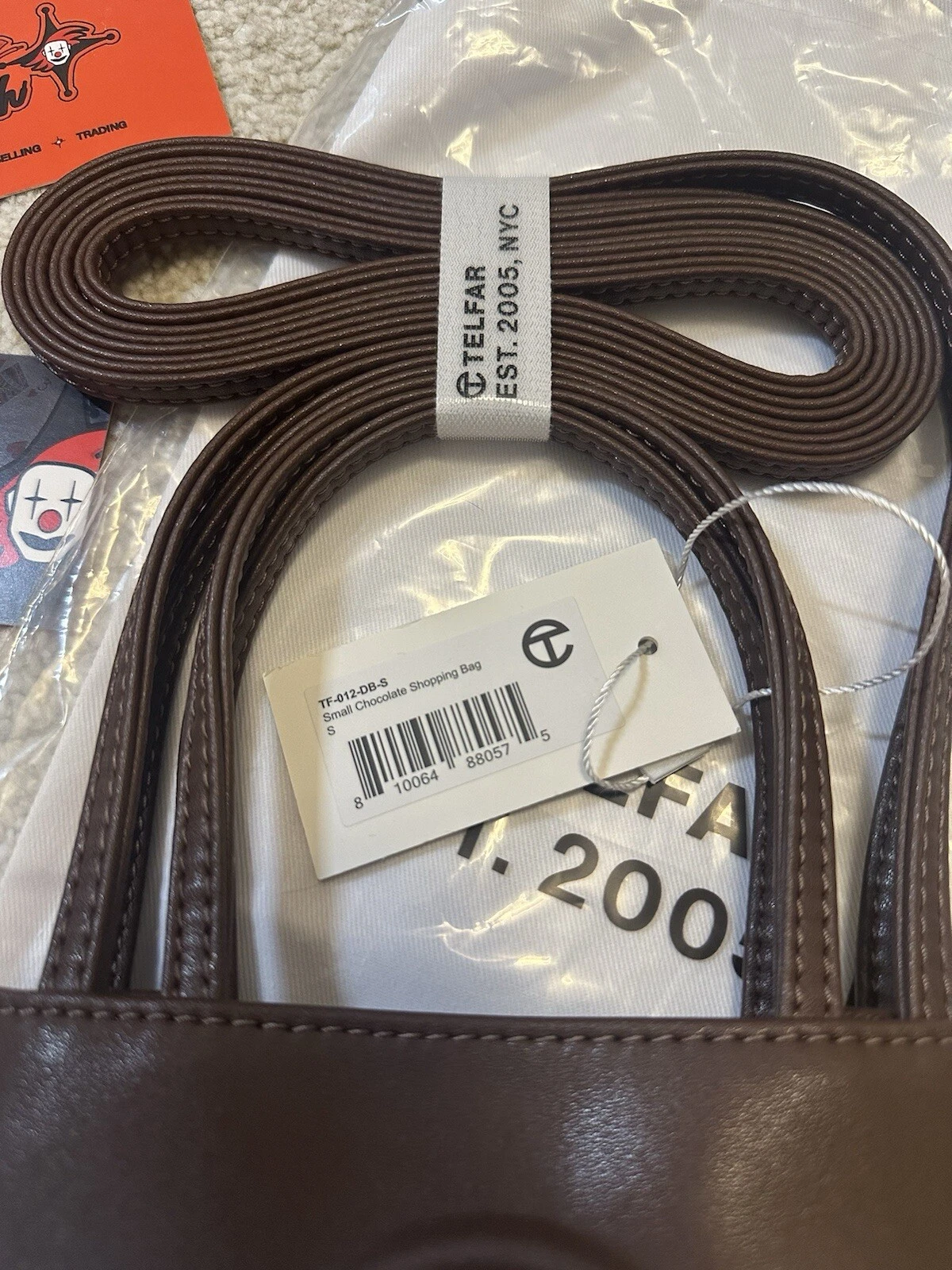 Telfar Piccolo sacchetto cioccolato