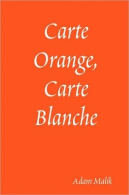 Malik - Carte Orange Carte Blanche - Neues Taschenbuch oder Softback - J555z