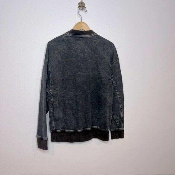 新品 ディーゼル D-Krib Track Denim Sweatshirt D-KRIB-NE Man: Responsible sweatshirt in Denim | Diesel Library