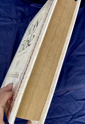 Holy Bible King James Version. Our Family Bible. Large White. Vintage. - Picture 3 of 4