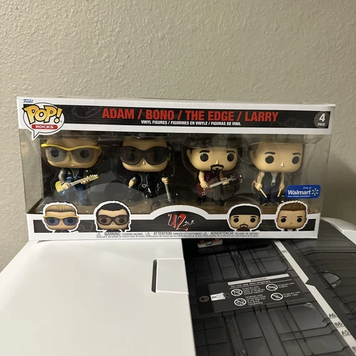 NEW Funko Pop Rocks U2 Zoo TV 4 Pack Exclusive Set  Brand New In Package NEW