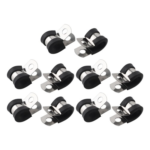 Anti aging Stainless Steel Clamp for Securing Pipes and Cables 10 Pack - Picture 17 of 53