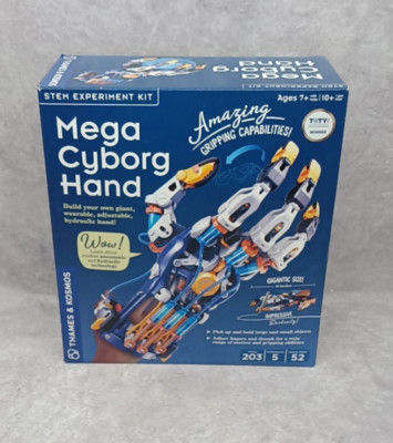 Mega Cyborg Hand STEM Experiment Kit | Build Your Own GIANT Hydraulic Hand |