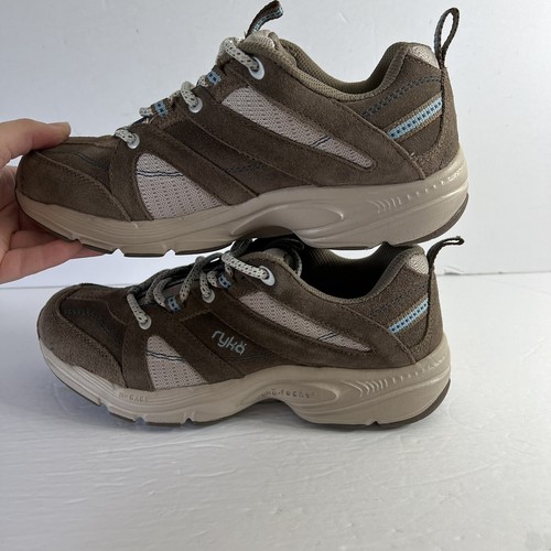 EUC Ryka Rocker Womens Size 8 Suede Lace Up Walking Sneaker Shoes - Picture 4 of 10
