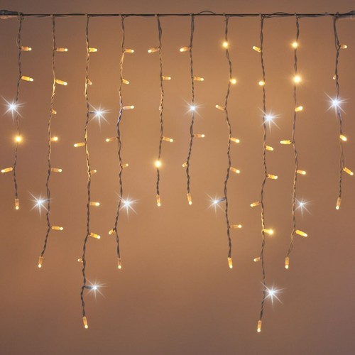 Luci di Natale Tenda Luminosa Natalizia Per esterno con 92 Maxi Led da 3 Metri - Foto 14 di 24