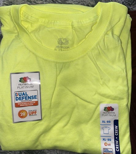 Fruit of the loom platinum T Shirt size 
